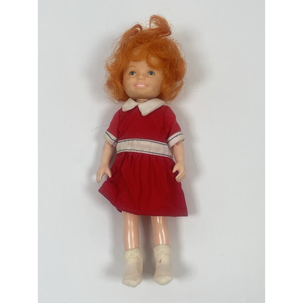 Vintage 1982 Little Orphan Annie 6” Doll * Read Description